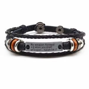 Christian Bible verse bracelet Isaiah 54:17